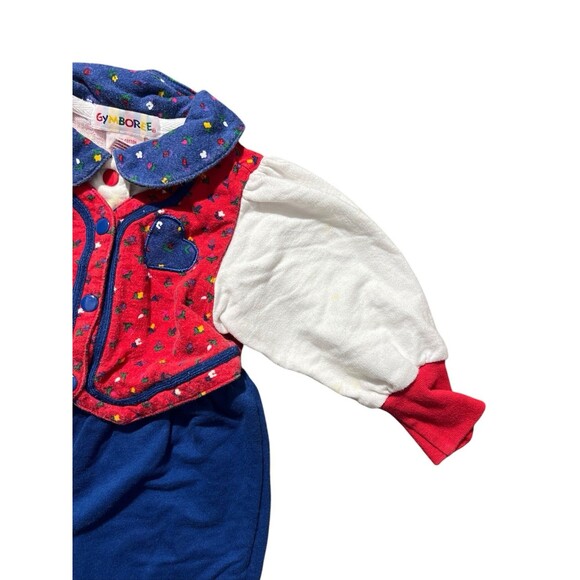 Vtg Rare Gymboree Rainbow Label Heart And Floral Print One Piece Sz Infant - Picture 4 of 16